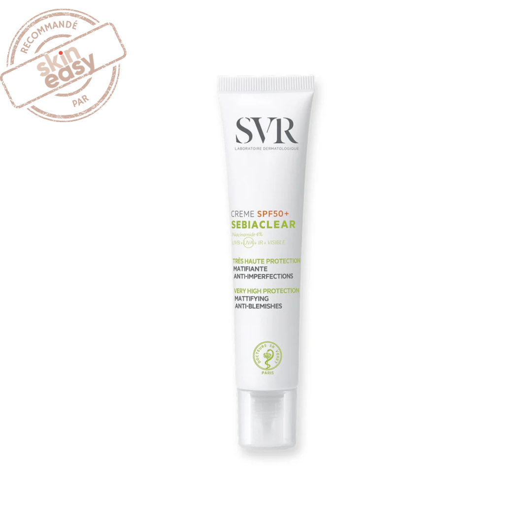 SVR Sebiaclear_SPF50 crème hydratante peau grasse